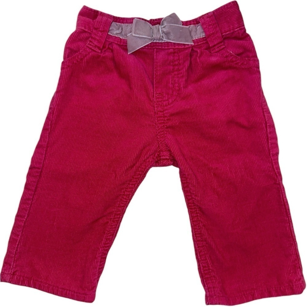 OshKosh B'gosh Girls' 6M Pink Corduroy Pants with Bow Detail